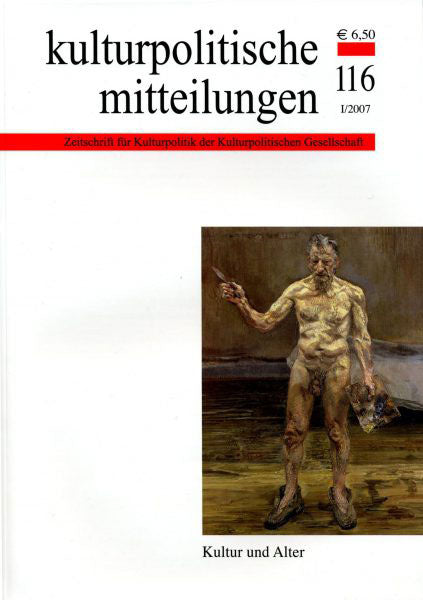 Heft 116 I/2007: Kultur und Alter